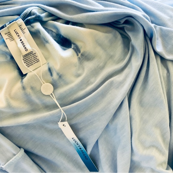 Lucky Brand Blue Tie-Dye Swing Dress Coverup - Picture 10 of 13